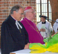Alterzbischof Przykucki und Altlandesbischof Hirschler beim ökumenischen Gottesdienst 2006