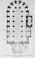 Vault ground plan of the St. Mary's Church