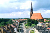 Chojna und die Marienkirche